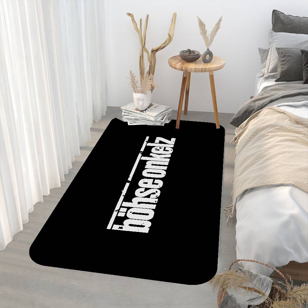 G-Germany B-Bohse O-Onkelz Hallway Carpet Washable Non-Slip Living Room Sofa Chairs Area Mat Kitchen Doormat Area Rug