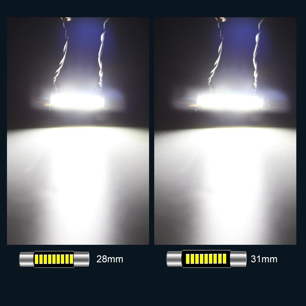 1 шт. без ошибок C5W C10W T6 светодиодная лампа 6641 28 мм 31 мм 9SMD 4014 салон автомобиля чтение гирлянда купол косметическое зеркало свет солнцезащитный козырек предохранитель авто лампа