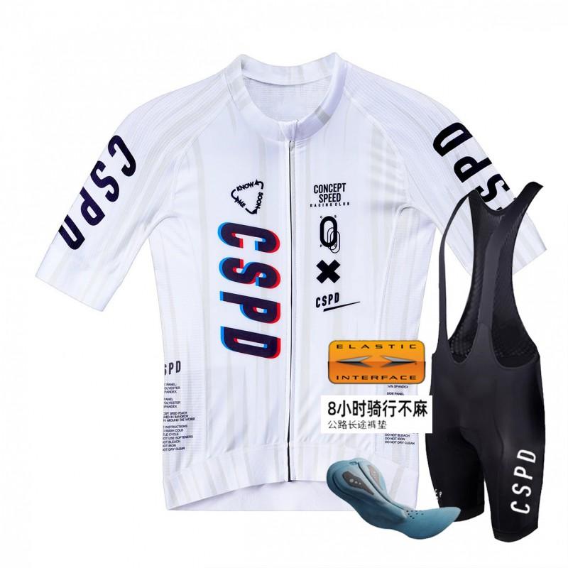 Unisex Cycling Jersey Bib Shorts Set Road Bike Outdoor Sport Riding
