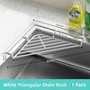 Punch-free Sponge Drying Rack Anti-rust Sink Drain Shelf Sink Storage Holder  Bathroom