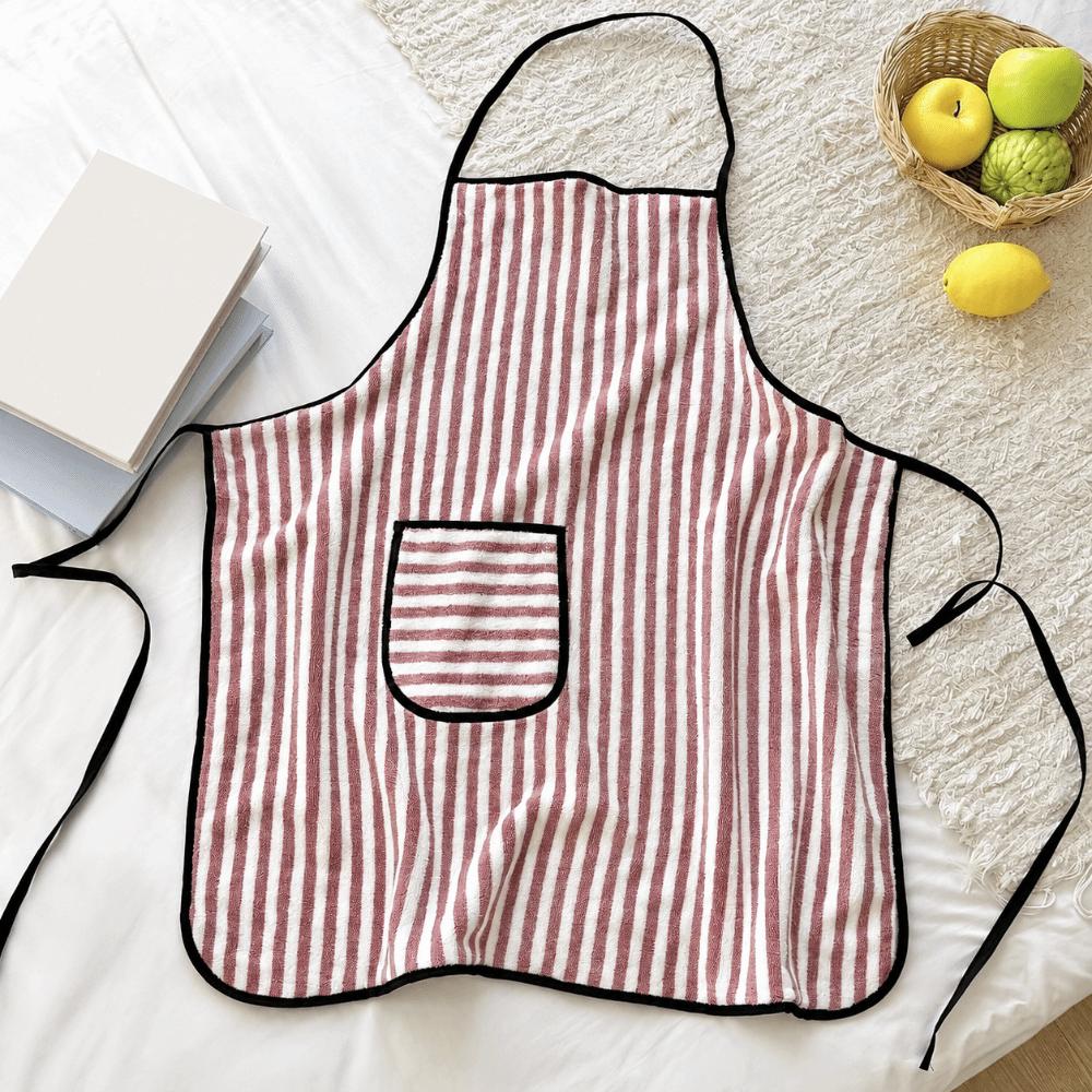 Fashion Stripe Apron Adjustable Kitchen Cafe Baking Apron Restaurant Work Chef Waiter