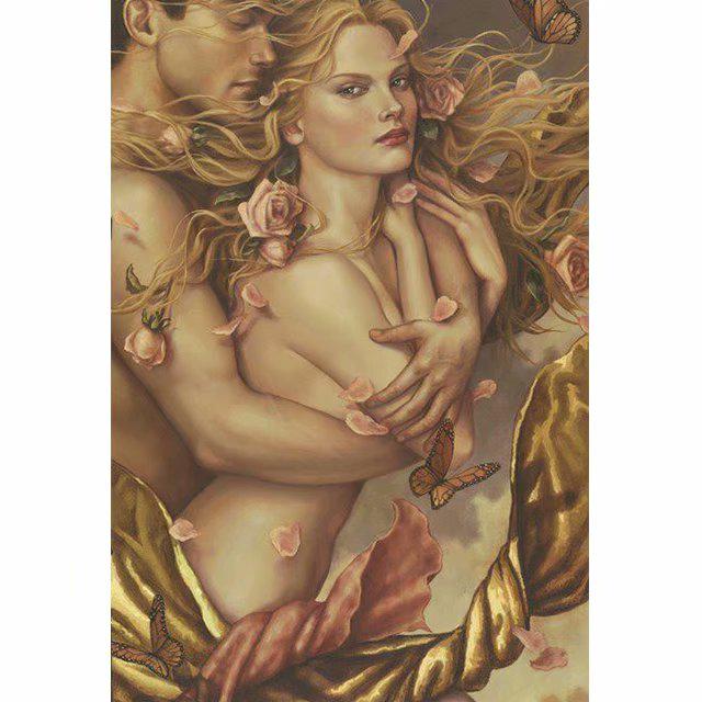 DIY 5D Полный дрель Алмазная картина Сексуальная пара Вышивка Крестом Мозаика Домашний декор Подарок