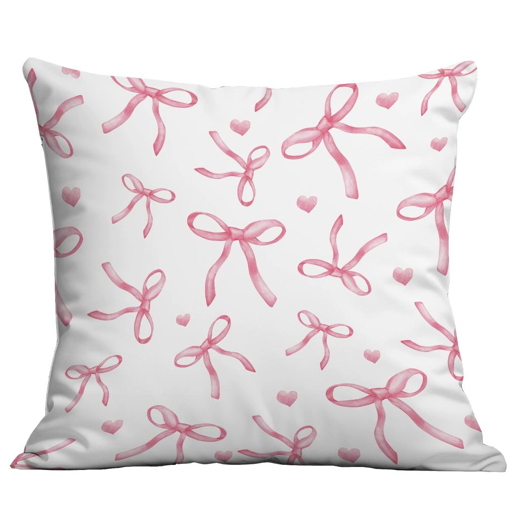 1pcs 45*45cm New Pink Creative Bow Cushion Cover Fashion Household Sofa Decoration Pillowcase