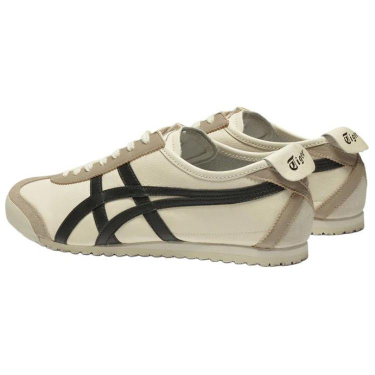 ONITSUKA TIGER Кроссовки Mexico 66 цвета слоновой кости и черного цвета 1183C102-752