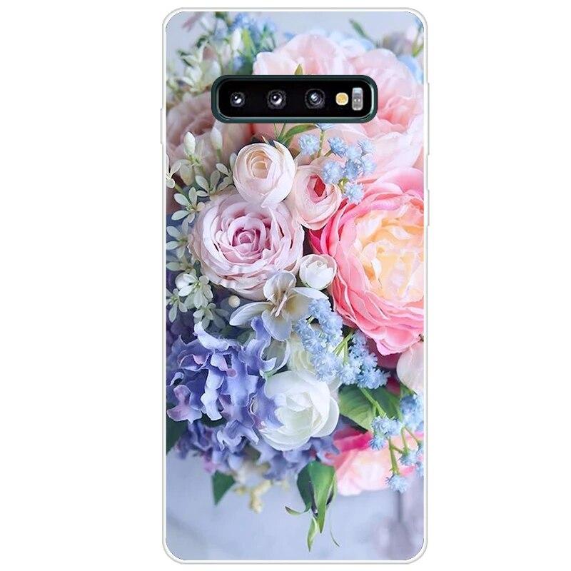 Новейший чехол из ТПУ с принтом для Samsung Galaxy S10 S10 + чехол для телефона Samsung S10 Plus S10e, задняя крышка, бампер Fundas Coque