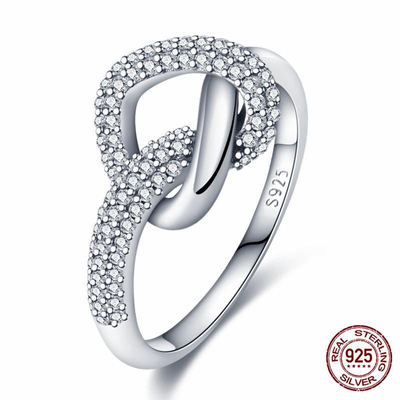 Абсолютно новое 100% подлинное 925 серебряное женское кольцо оригинальное сердце корона розовое золото кристалл обручальное кольцо годовщина свадьбы ювелирное изделие