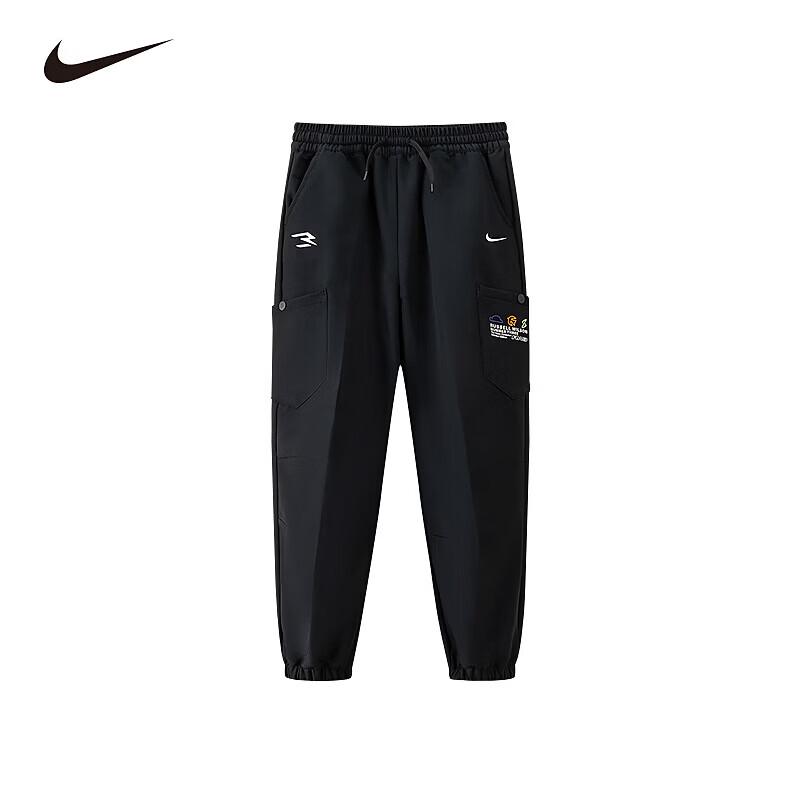Nike Детские весенние плетеные повседневные брюки