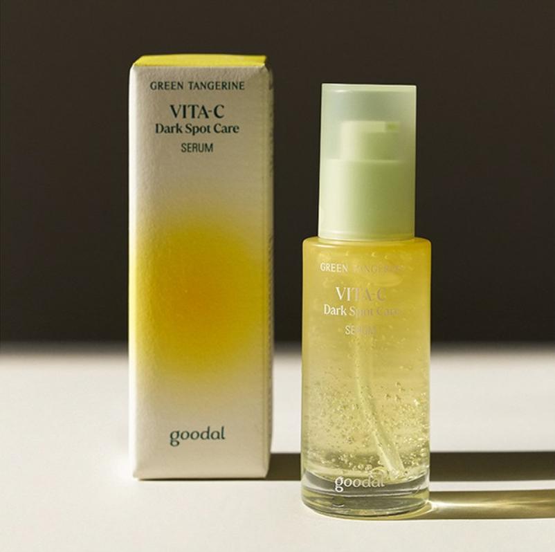 [GOODAL] Green Tangerine Vita C Сыворотка для ухода за темными пятнами 30 мл