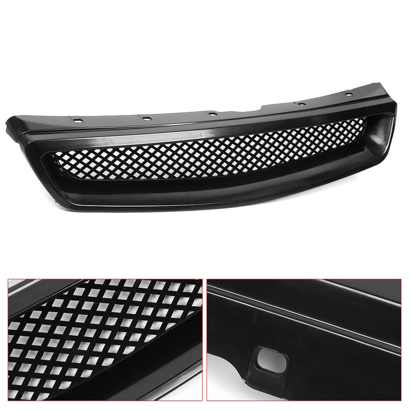 Передняя решетка капота в стиле Type R JDM для EK, подходит для Honda Civic 1999-2000