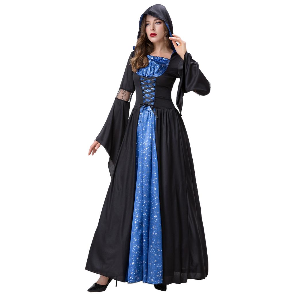 Halloween Costume Masquerade Witch Reaper Cosplay Costume