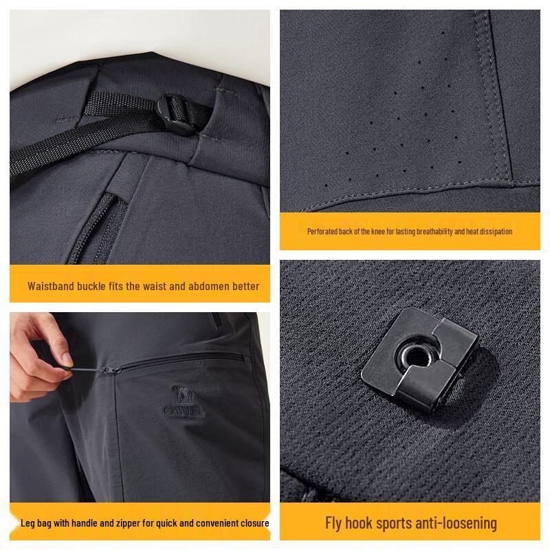 Camel Мужские рабочие брюки софтшелл CORDURA