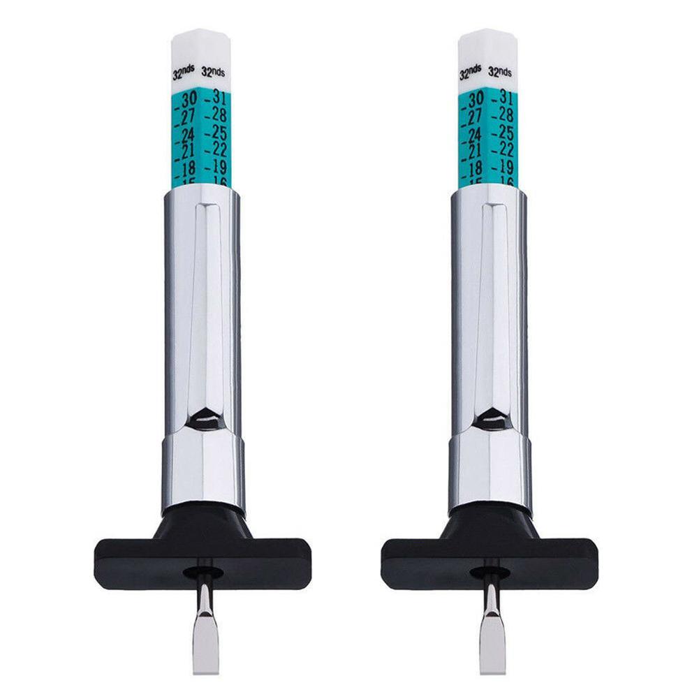 25 мм Ручка для измерения автомобильных шин Универсальный инструмент для измерения глубины рисунка протектора шин Автомобильный щуп для измерения глубины шин Линейка для шин