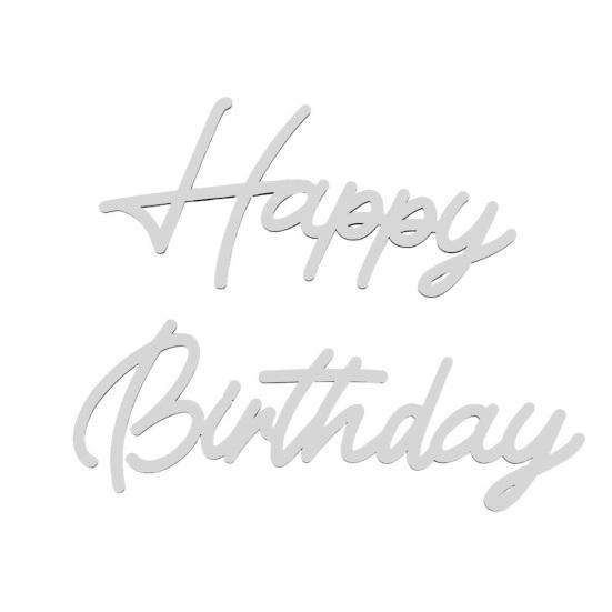 С Днем Рождения Деревянная Табличка Многоразовая Табличка с Буквами С Днем Рождения для Арки из Воздушных Шаров, Фона для Стены, Фотореквизит