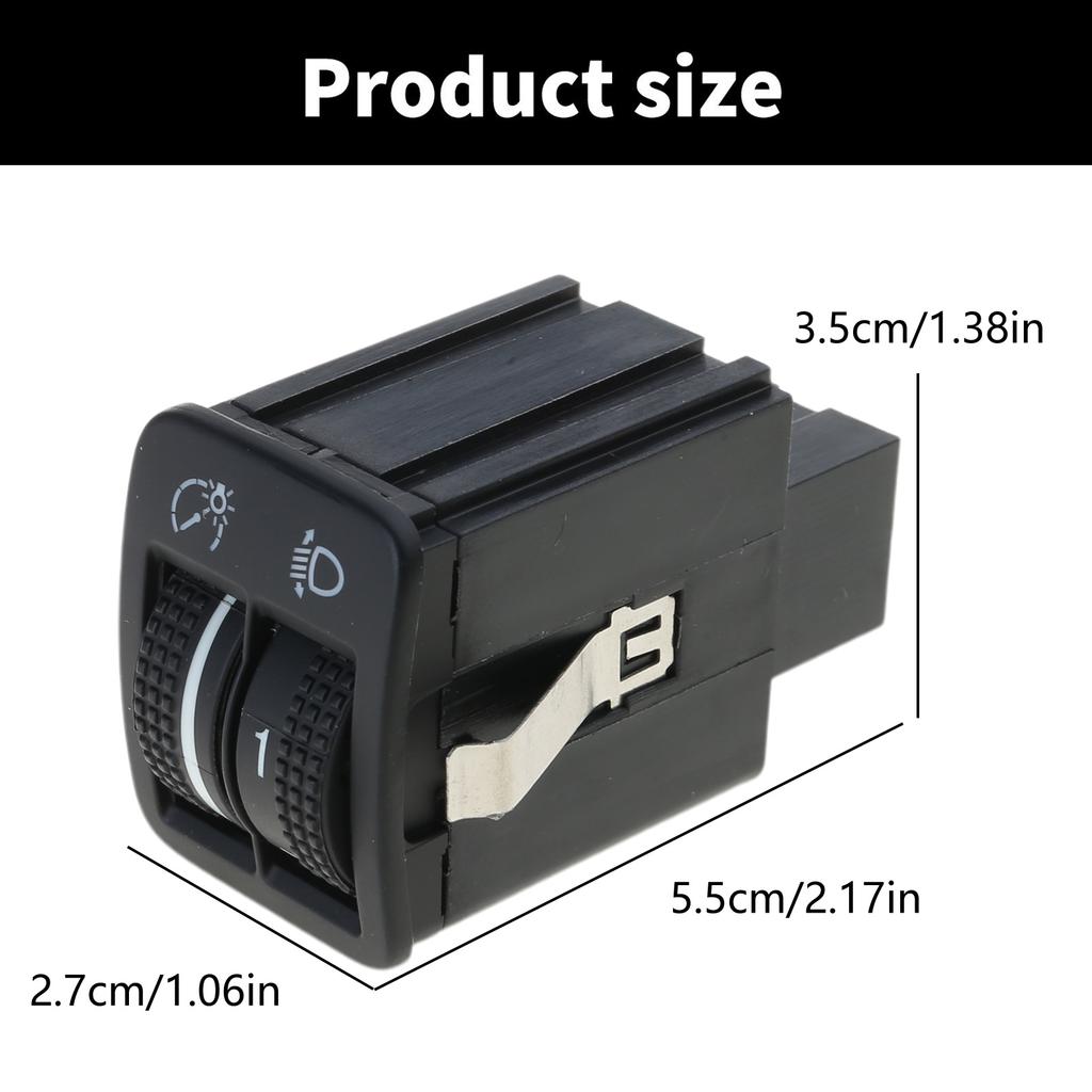 Переключатель регулировки яркости фар 5ND941333 5N0941333 5ND941333A для Tiguan 08-15 Переключатель управления фарами