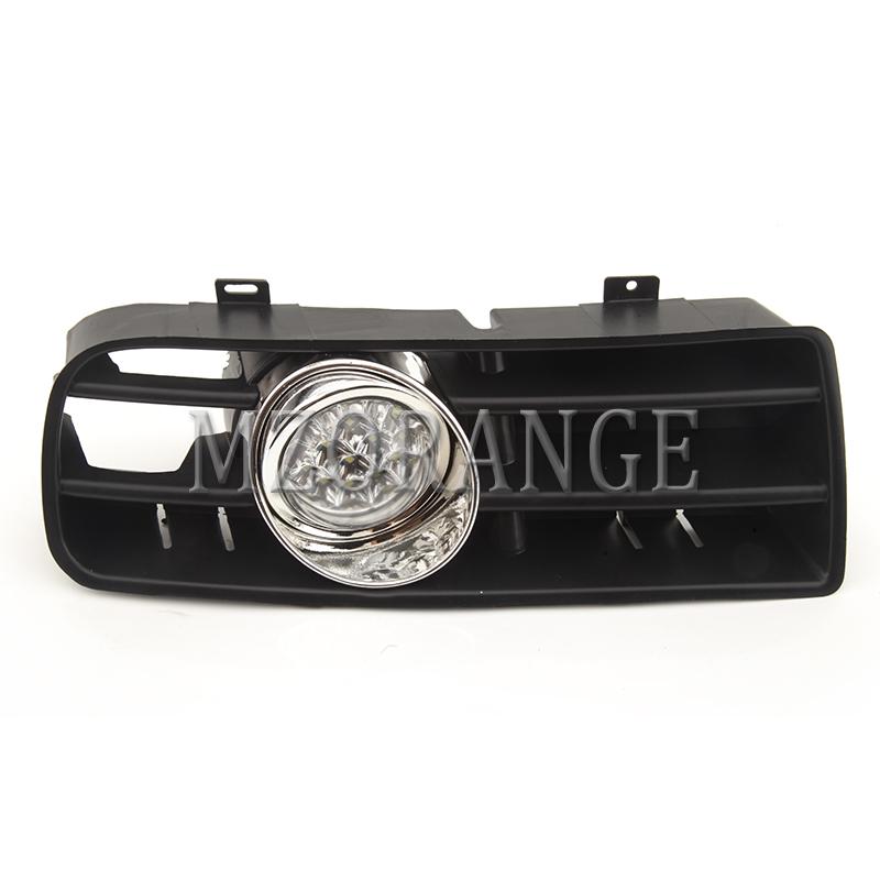 Светодиодные противотуманные фары для VW Golf 4 MK4 GTi TDI 1997-2006 Фара Дневные ходовые огни Противотуманная фара Гоночная решетка КРЫШКА Аксессуары для автомобиля 1 пара