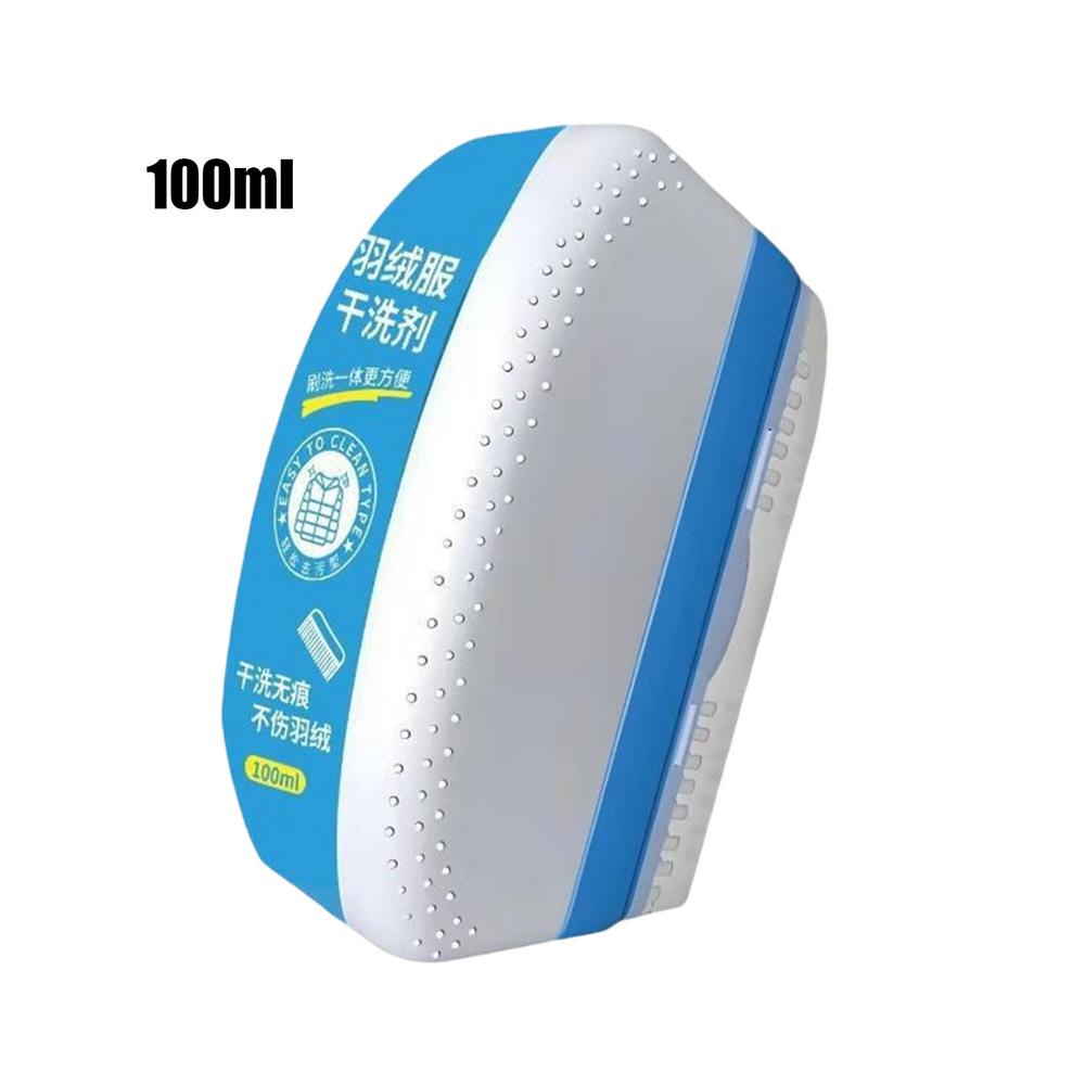 Пуховик Химчистка 100 мл Моющее средство со щеткой для утепленной пухом одежды Высокопроизводительная домашняя химчистка для сна
