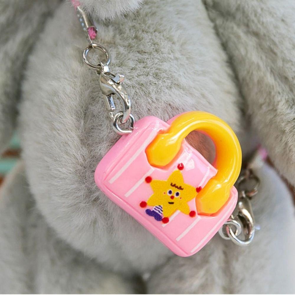 Cartoon Elephant Backpack Pendant With shoulder bag Lovely Elephant Plush Toy 15cm Cute Elephant Plush KeyChain