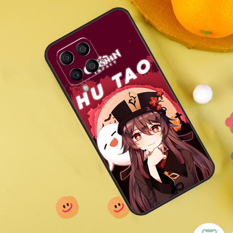 Чехол для Samsung Galaxy M11 M12 M13 M14 M15 M34 M54 M55 M33 M53 M31 M51 M30s M32 M52 M20 с Ху Тао из Genshin Impact