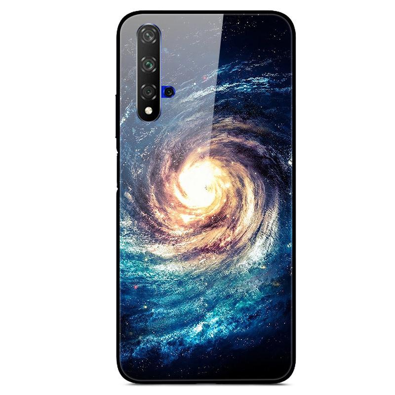 For Huawei Nova 5T Case Tempered Glass Cover 3D Cat Printing Case For Huawei Nova 5T 2019 5 T Phone Case For Huawei Nova5T Cover