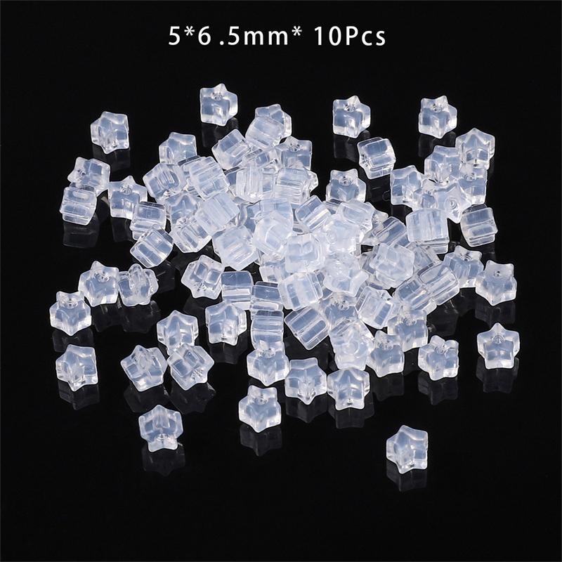 20-100 шт./пакет, силиконовые прозрачные беруши, серьги «сделай сам», ювелирные аксессуары