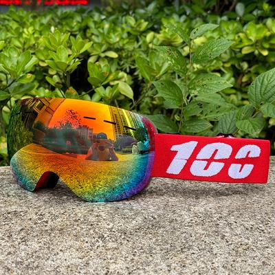 Лыжные очки с двойным слоем UV400, противотуманные зимние спортивные очки для активного отдыха, горнолыжные очки, маска для сноуборда, мужские и женские очки для сноуборда