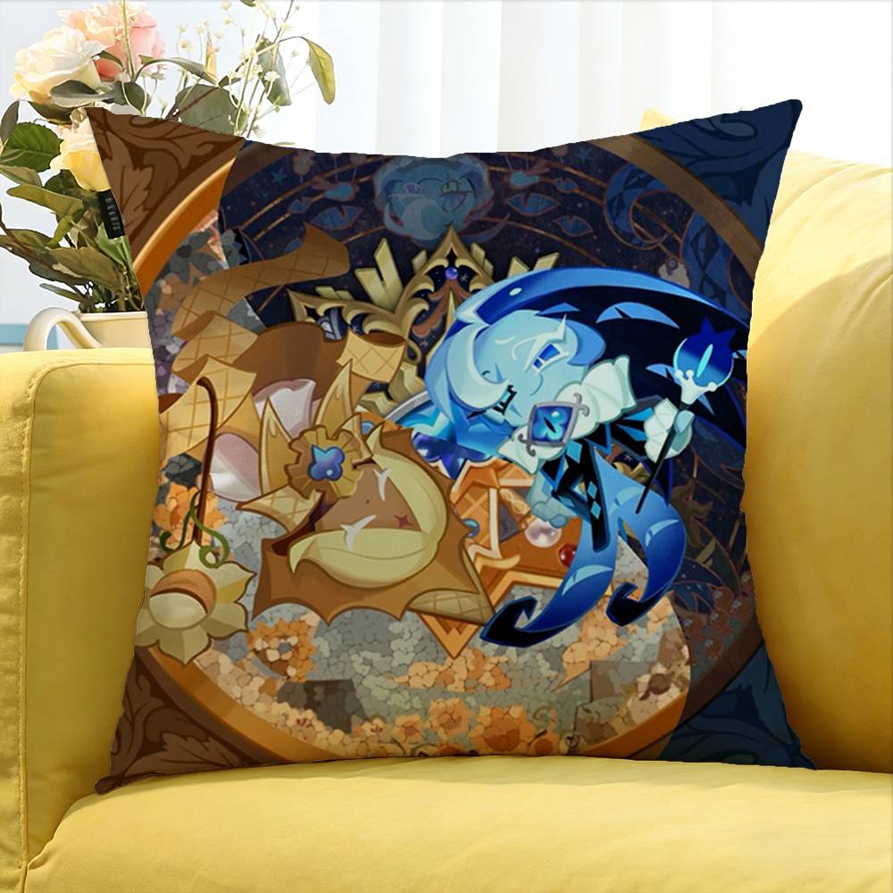 Game CCookie RRun Kingdom World Various Sizes Square Pillow Case For Car Home Bedchamber Decor
