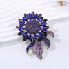 Vintage Sunflower Brooch Fashion Personality Sunflower Flower Clothing Blazer Corsage Plant Brooch