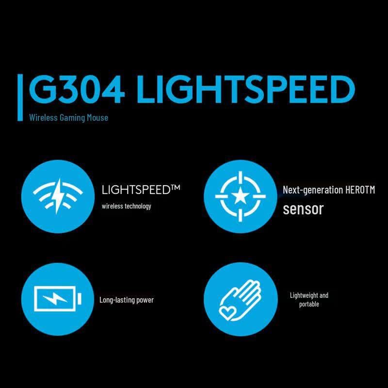 Logitech Беспроводная игровая мышь G304 LIGHTSPEED