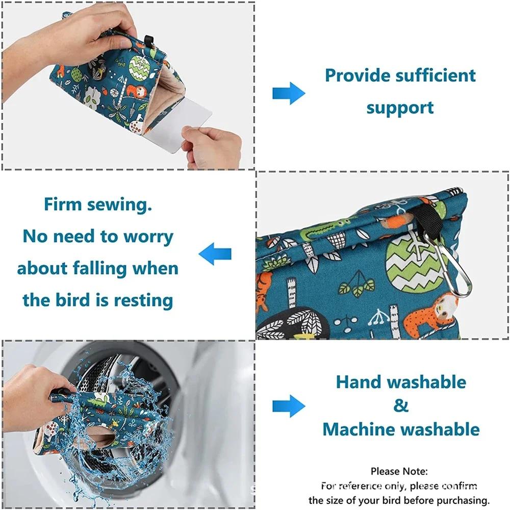 Winter Warm Bird Nest House Parrot Hanging Hammock Velvet Shed Hut Finch Cage Plush Birds Hideaway Pet Sleeping Bed Perch Swing