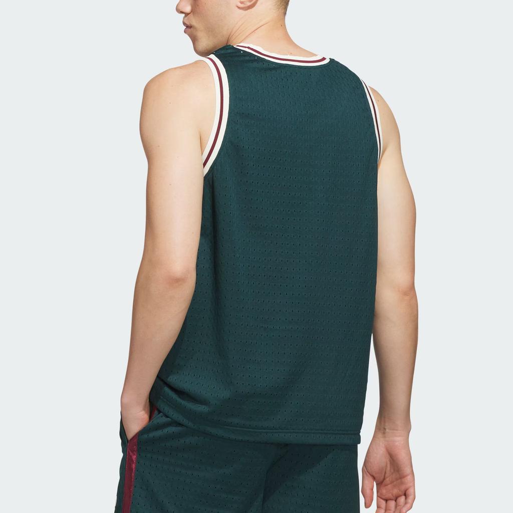 Adidas Originals Basketball Jersey Loose Comfortable Round Neck Pullover Sleeveless Basketball Vest Unisex Tops JM9954