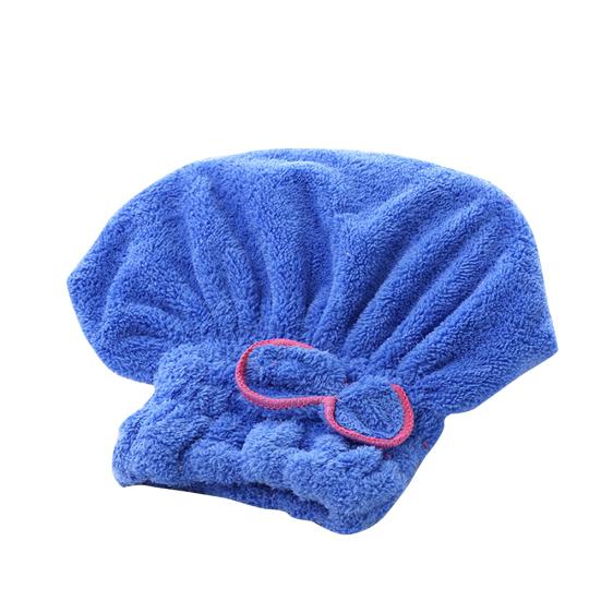 Women's Coral Fleece Quick Dry Hair Cap Tool Drying Hat Bathing Towel Bath