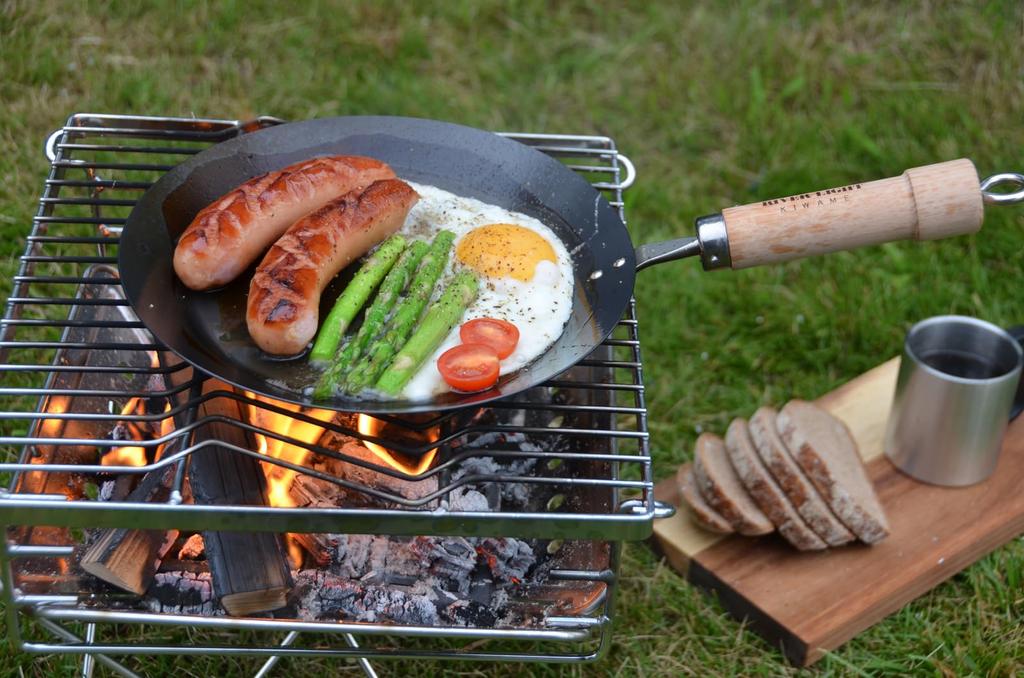 Сковорода для блинов River Light Extreme Iron 26 см, нитрид железа, азотирование, совместимое с IH, устойчивое к ржавчине, сделано в Японии, K1726