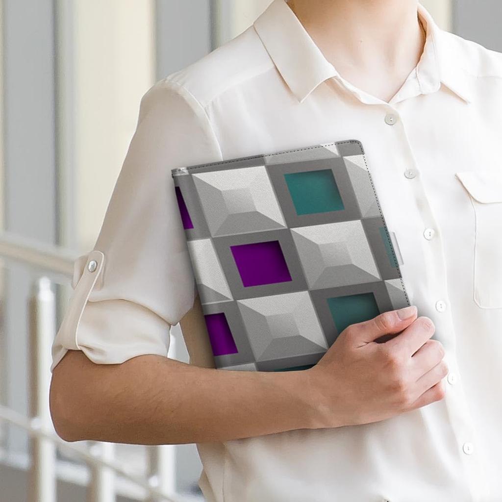 Igcase Fire HD 8 Released In Exclusive Notebook Direct Attachment Tile 000470 (8th Generation, 2018) Case, Type, Cover, Type,