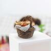 Молочный джем, аксессуары для кукольного домика, кухонный инструмент, модель, миниатюрная корзина для хлеба, имитация еды, игрушки