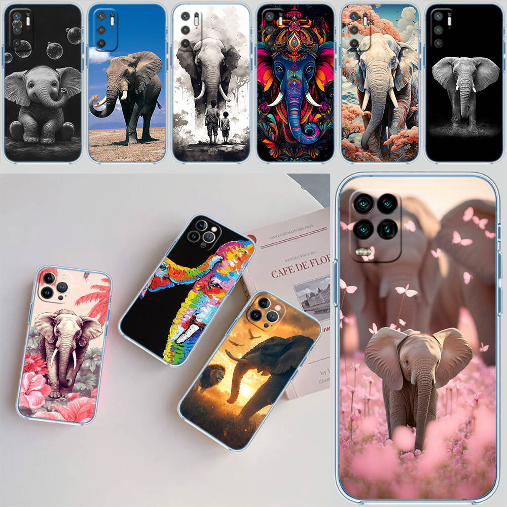 Animal Elephant Case for Motorola G10 G20 G04 E30 E40 E22 E20 E13 E15 G22 G23 G05 G75 G35 G55 E22S E7 G6 G7 G8 G9 Plus Power Play