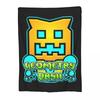 Плед для видеоигры Geometry Dash Мягкий Теплый Фланелевый Плед Плюшевый для Кровати Гостиной Пикника Путешествия Дома Дивана
