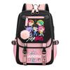 New Korean Style Campus Backpack for Women Students Anime Girl Group Movie Print Fashion Trendy Lightweight Laptop Bag