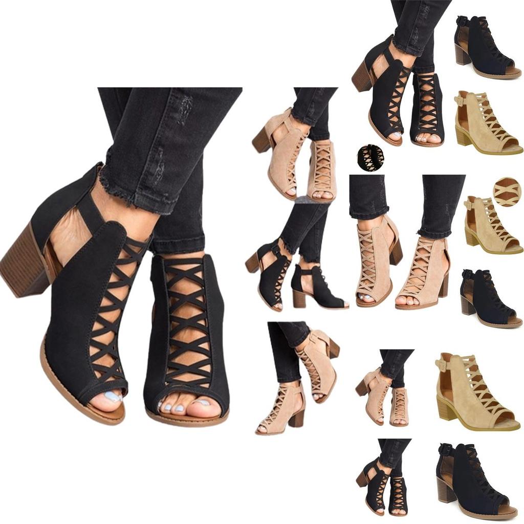 Stylish Roman Style Wedge Sandals With Hollow Out Design For Women
