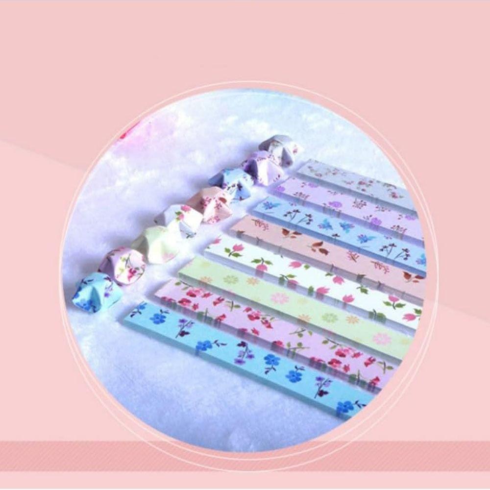 540 листов односторонней бумажной ленты со звездами, мультяшная складная звезда, счастливая звезда, оригами, украшение для дома