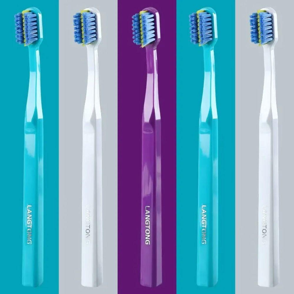 Soft Bristles Orthodontic Cleaning Brush PP Handle Clean Orthodontic Braces