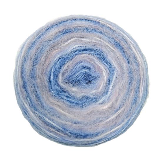 1 рулон пряжи градиента 133,9 дюйма пряжа мохеровая пряжа пряжа из смеси акрила и шерсти