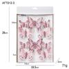 3/6/10Pcs New Year DIY Artificial Butterfly Decoration Plastic Christmas Gifts Pendant