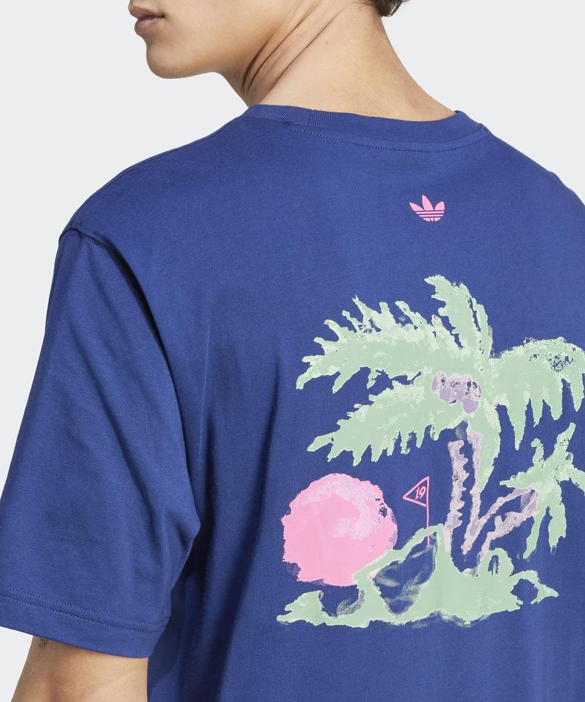 Футболка Adidas Leisure Badge - Темно-синий / Jd6347