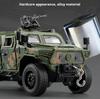 1/32 Dongfeng Mengshi Simulation Alloy Military Off-Road Armored Vehicle Model Pull Back Collectible Desktop Ornament