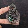 Tree Of Life Malachite Pendant Copper Wire Wrapped Pendant Gemstone Copper Jewelry Handmade Boho Pendant Tree Of Life Jewelry Gift For Wife