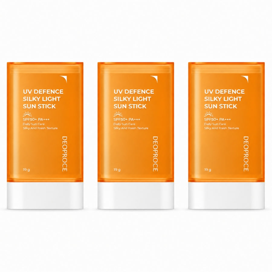 Deoproce Солнцезащитный стик с шелковистой защитой от ультрафиолета SPF50+ PA++++ 19 г*1 шт./2 шт./3 шт./4 шт.