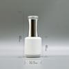 1 шт. 15 мл флакон для лака для ногтей белый круглый флакон для лака для ногтей большой вместимости разделенный пустой стеклянный флакон