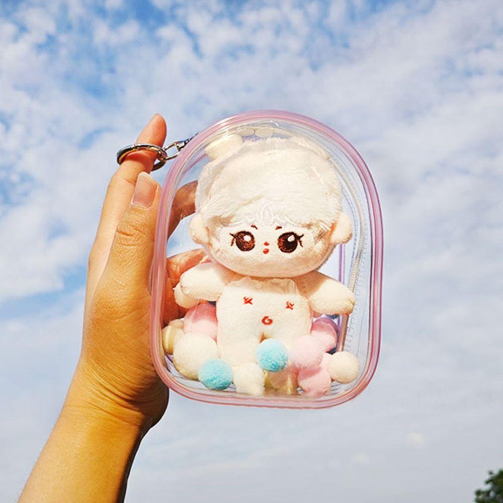 Clear Transparent Outdoor Bag 10cm Doll Doll Display Box New Style Storage Case  Garage Kits