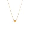 Internet celebrity INS popular love stainless steel necklace women, simple style fashion real gold electroplated collarbone chain jewelry