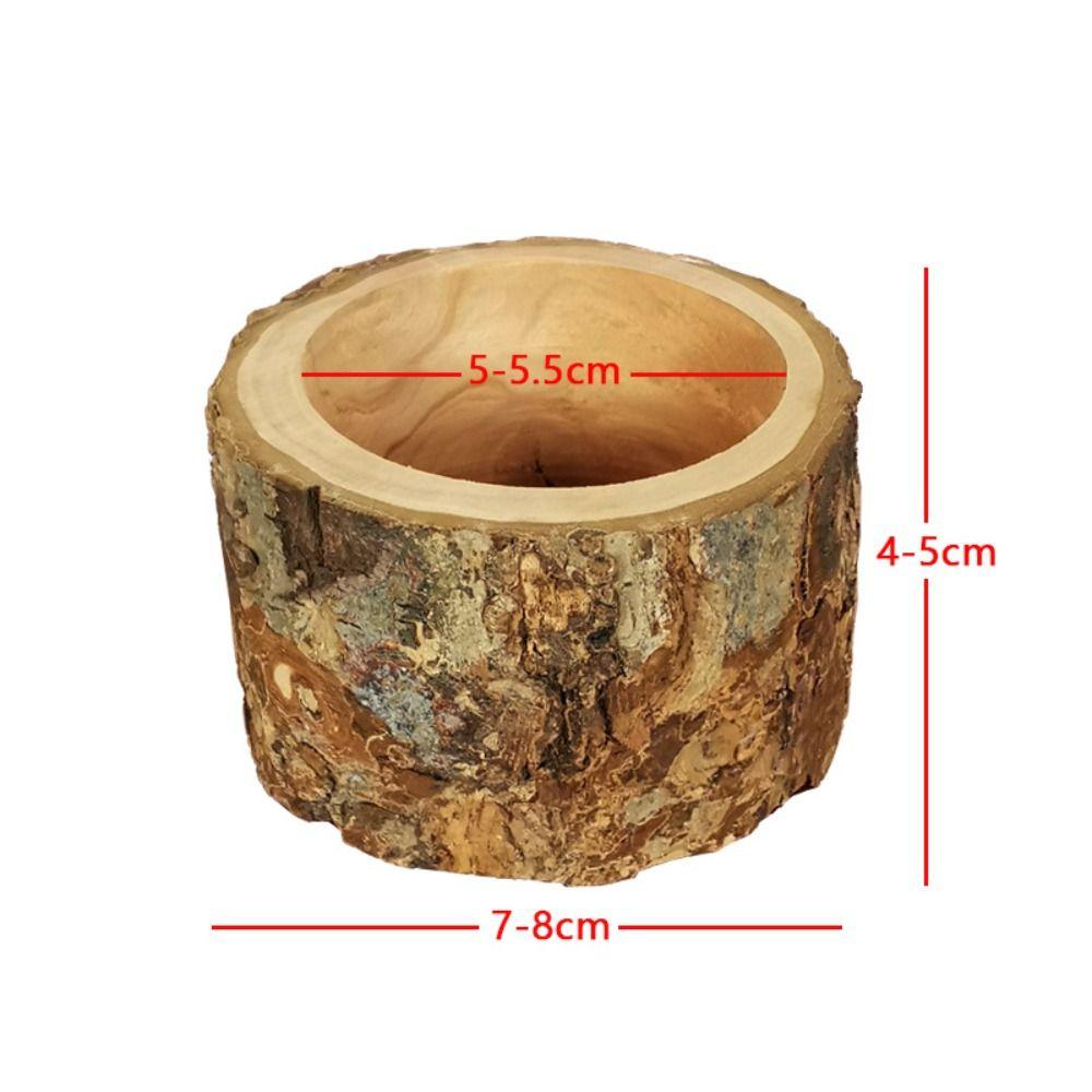 Прочная миска для корма из яблони, практичная миска для корма морских свинок, деревянная миска для корма хомяков